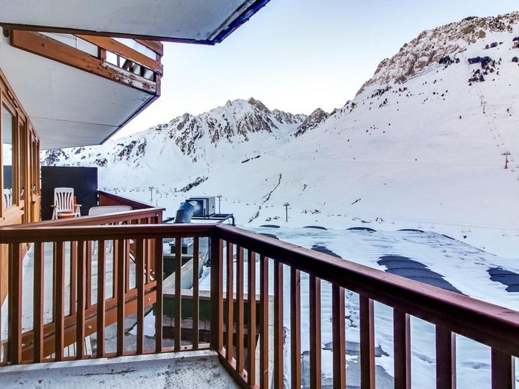 Studio Cabine 4 Pers Avec Balcon Face Aux Pistes - La Mongie - Fr-1-404-166 Bagian luar foto